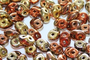 Superduo Beads California Golden Rush 5x2,5mm - 10gr