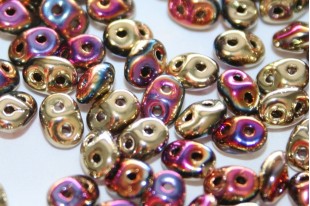 Superduo Beads California Violet 5x2,5mm - 10gr