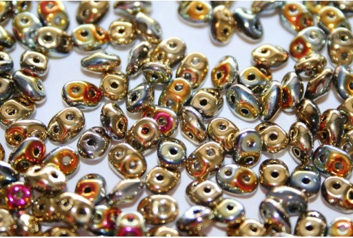 Superduo Beads California Sun 5x2,5mm - 10gr