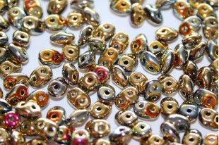 Superduo Beads California Sun 5x2,5mm - 10gr