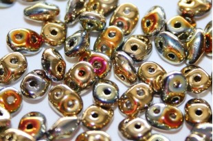 Superduo Beads California Sun 5x2,5mm - 10gr