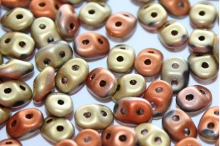 Superduo Beads Matte California Gold Rush 5x2,5mm - 10gr