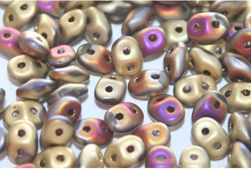 Superduo Beads Matte California Violet 5x2,5mm - 10gr 2