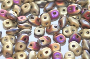 Superduo Beads Matte California Violet 5x2,5mm - 10gr