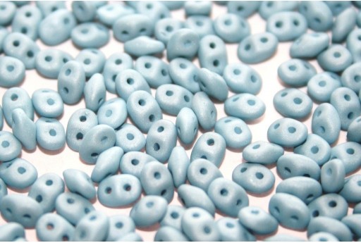 Superduo Beads Neon Silk Aqua Haze 5x2,5mm - 10gr