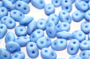 Superduo Beads Neon Silk Baby Blue 5x2,5mm - 10gr