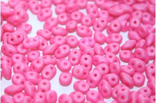 Superduo Beads Neon Silk Raspberry 5x2,5mm - 10gr