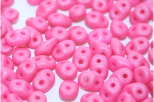 Superduo Beads Neon Silk Raspberry 5x2,5mm - 10gr