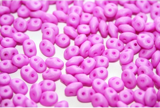 Superduo Beads Neon Silk Rose 5x2,5mm - 10gr