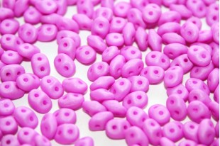 Superduo Beads Neon Silk Rose 5x2,5mm - 10gr