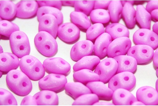 Superduo Beads Neon Silk Rose 5x2,5mm - 10gr 2
