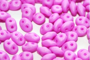 Superduo Beads Neon Silk Rose 5x2,5mm - 10gr