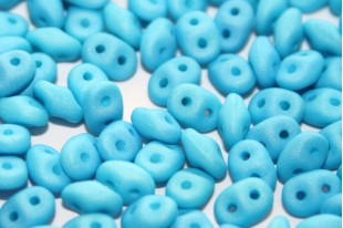 Perline Superduo Neon Silk Turquoise 5x2,5mm - 10gr