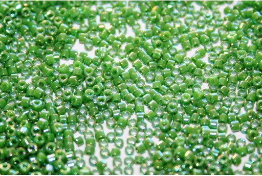 Miyuki Delica Beads Opaque Green AB 11/0 - 8gr