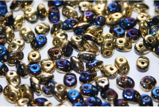 Superduo Beads California Blue 5x2,5mm - Pack 50gr