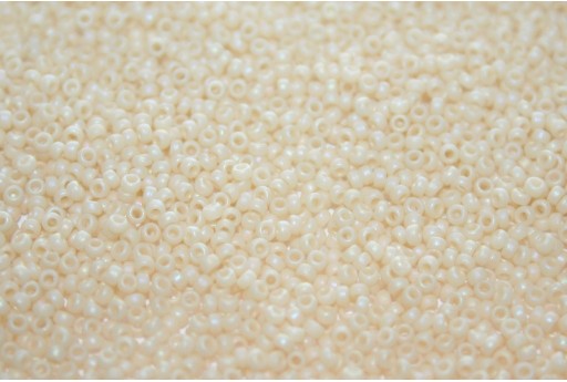Miyuki Seed Beads Matte Opaque Cream AB 15/0 - 10gr