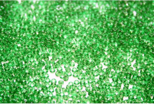Miyuki Seed Beads Transparent Green 15/0 - 10gr