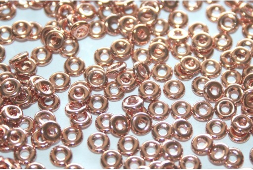 Perline O Beads Crystal Full Capri Gold 1x3,8mm - 5gr