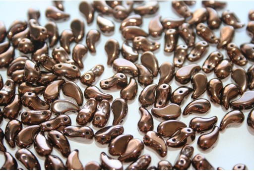 Zoliduo® Left Beads Jet Bronze 5x8mm - 20pcs