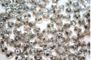 Fire Polished Beads Silver 6mm - 30pcs