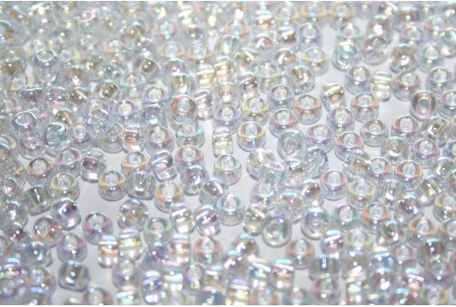 Rocailles Miyuki Seed Beads Crystal AB 8/0 - 10gr