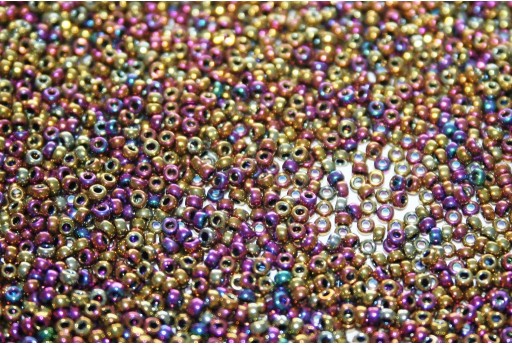 Rocailles Miyuki Mettallic Purple Gold Iris 15/0 - 50gr