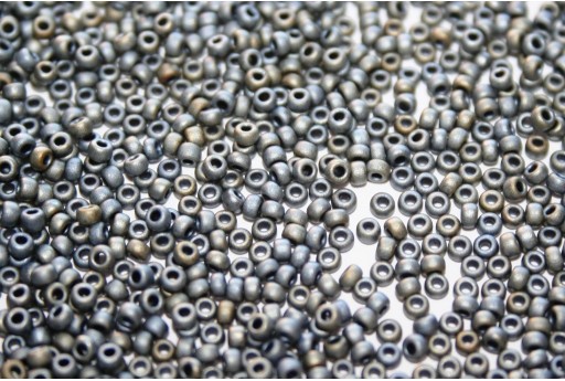 Miyuki Rocailles Matted Metallic Silver Grey 11/0 - 250gr