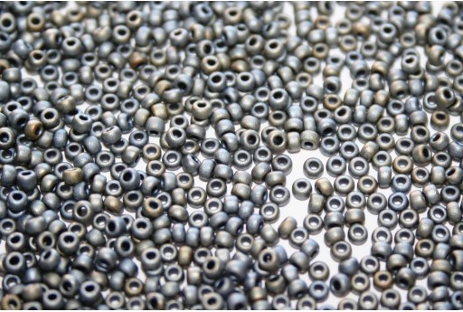 Miyuki Seed Beads Matted Metallic Silver Grey 11/0 - Pack 250gr