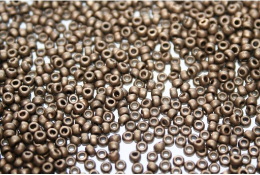 Miyuki Rocailles Matted Metallic Dark Bronze 11/0 - 250gr