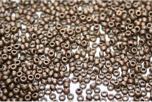 Miyuki Seed Beads Matted Metallic Dark Bronze 11/0 - Pack 250gr