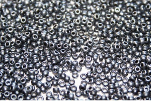 Miyuki Seed Beads Matted Metallic Gunmetal 11/0 - 10gr