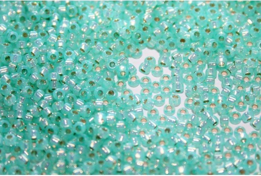 Miyuki Rocailles Dyed Sea Green S/L Alabaster 11/0 - 10gr