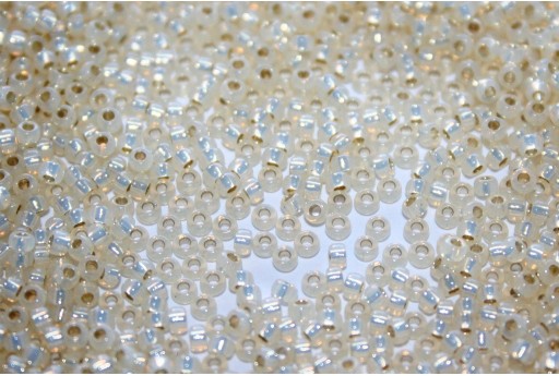 Miyuki Seed Beads Dyed Cream Silver Lined 11/0 - 10gr