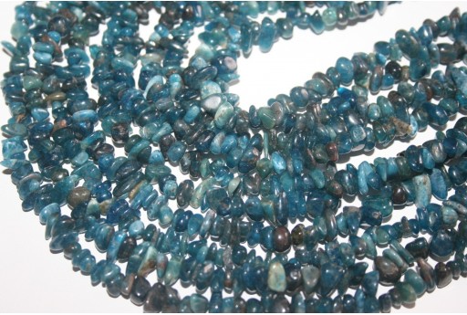 1 Filo Circa 100 Pietre Apatite Blue Chips 5x8mm APA1