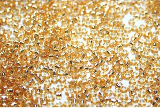 Miyuki Seed Beads Silver Lined Gold 11/0 - Pack 100gr