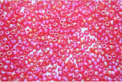 Miyuki Seed Beads Light Red AB Matted 11/0 - 10gr