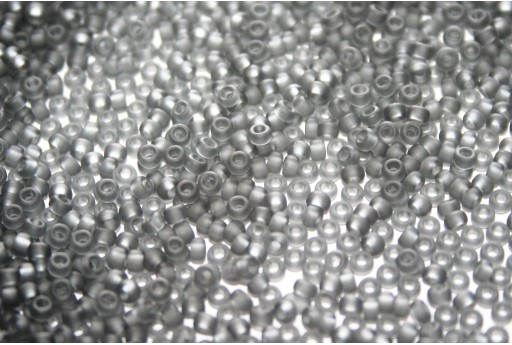 Miyuki Seed Beads Matted Transparent Grey 11/0 - 10gr