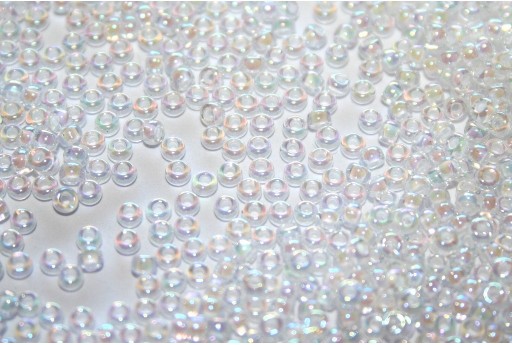 Miyuki Seed Beads White Lined Crystal AB 11/0 - 10gr