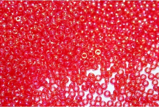 Miyuki Seed Beads Transparent Red AB 11/0 - Pack 250gr