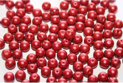 Rounduo® Beads Lava Red 5mm - 30pcs