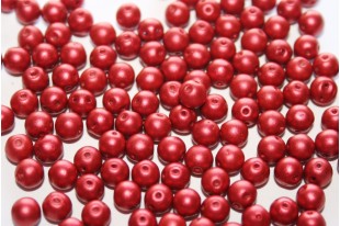 Perline RounDuo® Lava Red 5mm - 30pz