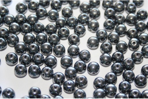 Rounduo® Beads Jet Hematite 5mm - 30pcs