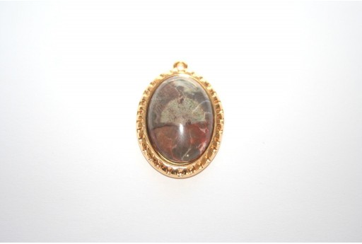 Gold Plated Setting Oval 18x25mm - 1pcs 2