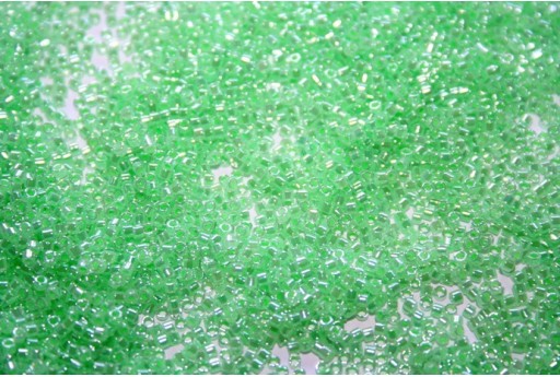 Miyuki Delica Lined Crystal Light Green 11/0 - Pack 50gr