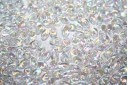 Miyuki Long Magatama Beads Crystal AB 4x7mm - 10gr