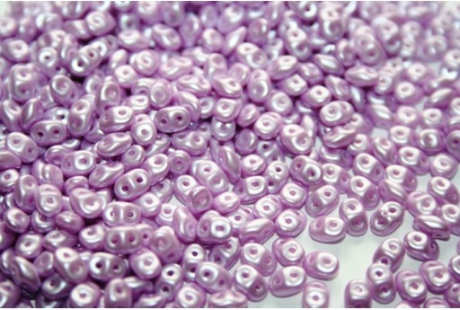 Superduo Beads Pastel Light Rose 5x2,5mm - Pack 100gr
