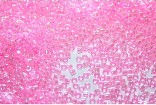 Miyuki Delica Beads Lined Crystal Light Pink 11/0 - 8gr