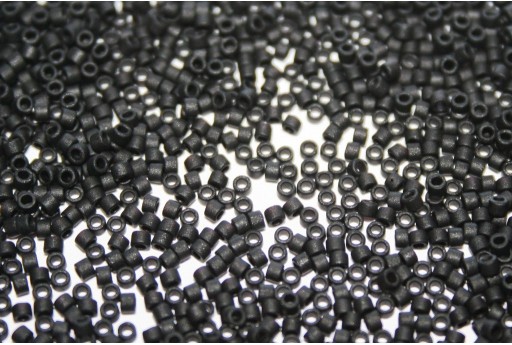 Miyuki Delica Beads Black Matted 11/0 - 8gr
