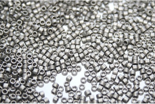 Miyuki Delica Beads Metallic Silver Matted 11/0 - Pack 50gr