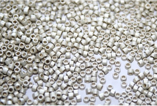 Delica Miyuki Galvanized Silver Matted 11/0 - 50gr